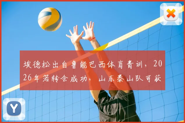 埃德松出自鲁能巴西体育青训，2026年若转会成功，山东泰山队可获得多少补偿金？